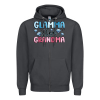 Smoke glamma glam grandma Zipper Hoodie - MaliasSmallBusiness