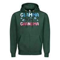 Sports Green glamma glam grandma Zipper Hoodie - MaliasSmallBusiness