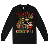 Black when you're dead inside but it's christmas Long Sleeve Tee - Jasminsmagicworld