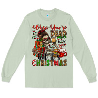Matcha when you're dead inside but it's christmas Long Sleeve Tee - Jasminsmagicworld