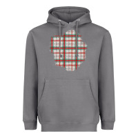 Storm Christmas Tartan Patch Heavyweight Hoodie - BundleAndBundleShop