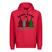 Cardinal rocking around the christmas tree Premium Hoodie - Bettercallsaul