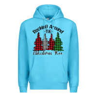 Ocean Blue rocking around the christmas tree Premium Hoodie - Bettercallsaul