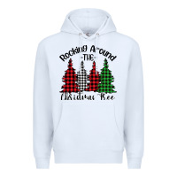 White rocking around the christmas tree Premium Hoodie - Bettercallsaul