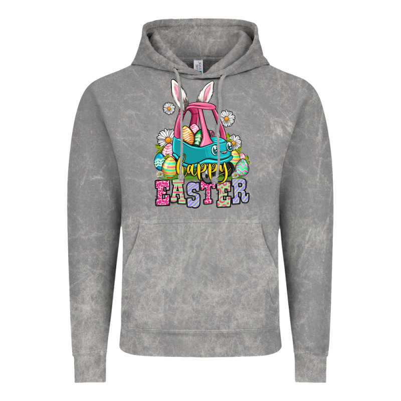 Happy Easter Toddler Car Vintage Hoodie by OliviaCreatesArt | Teevron