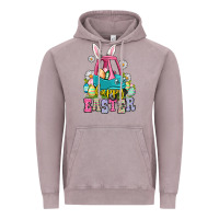Vintage Zinc Happy Easter toddler car Vintage Hoodie - OliviaCreatesArt