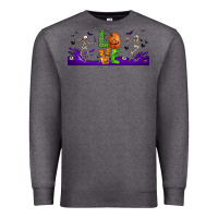 Charcoal Heather love halloween  libbey glass Premium Sweatshirt - BundleAndBundleShop
