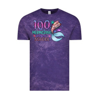 Cloud Purple 100 mermazing days of school Vintage Tee - Artiststas