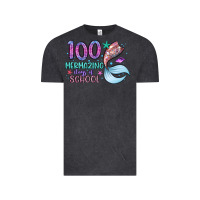 Vintage Black 100 mermazing days of school Vintage Tee - Artiststas