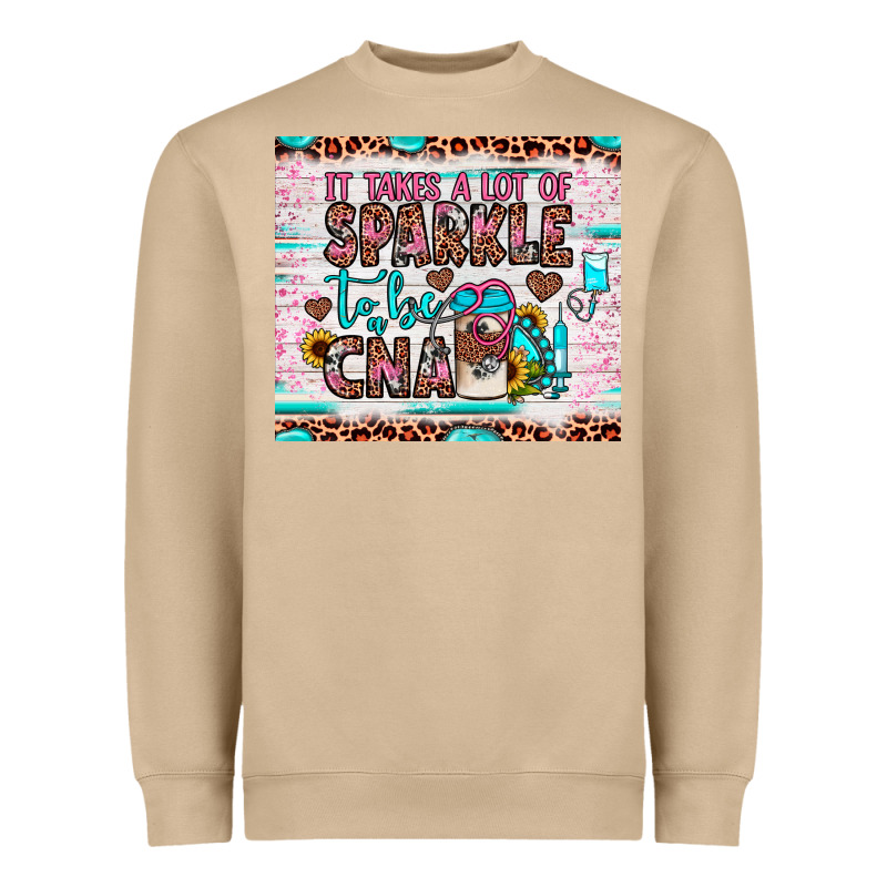 It Takes A Lot Of Sparkle To Be A Cna Heavyweight Sweatshirt by JahusDesignShop | Teevron