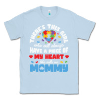 Dusty Blue lil autism mom Classic Tee - CowhideDigitalArt