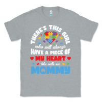 Heather Grey lil autism mom Classic Tee - CowhideDigitalArt