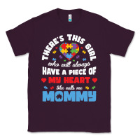 Plum lil autism mom Classic Tee - CowhideDigitalArt