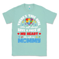 Seafoam lil autism mom Classic Tee - CowhideDigitalArt