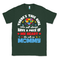 Sports Green lil autism mom Classic Tee - CowhideDigitalArt