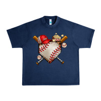 Navy baseball Urban Heavy Tee - AdoDesignShop