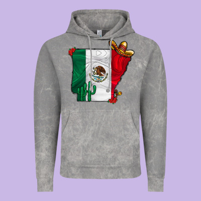 Mexica Oklahama Vintage Hoodie Designed By Cowhidedigitalart