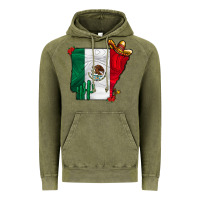 Vintage Olive mexica oklahama Vintage Hoodie - CowhideDigitalArt