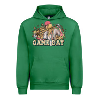 Emerald game day baseball leopard Urban Hoodie - HowdyJamesFarm