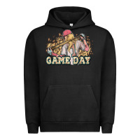 Pigment Black game day baseball leopard Urban Hoodie - HowdyJamesFarm