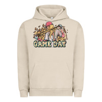 Pigment French Oak game day baseball leopard Urban Hoodie - HowdyJamesFarm