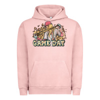 Pigment Salmon game day baseball leopard Urban Hoodie - HowdyJamesFarm
