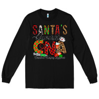 Black santa’s favorite cna Long Sleeve Tee - Jasminsmagicworld
