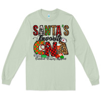 Matcha santa’s favorite cna Long Sleeve Tee - Jasminsmagicworld