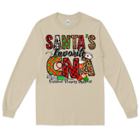 Mushroom santa’s favorite cna Long Sleeve Tee - Jasminsmagicworld