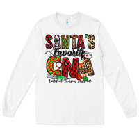 White santa’s favorite cna Long Sleeve Tee - Jasminsmagicworld