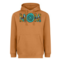 Meerkat Western Mom With Turquoise Gemstone Heavyweight Hoodie - BundleAndBundleShop