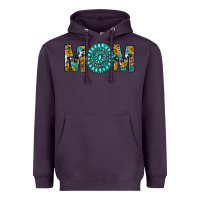 Plum Western Mom With Turquoise Gemstone Heavyweight Hoodie - BundleAndBundleShop