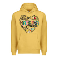 Antique Gold retro maestra word Premium Hoodie - JahusDesignShop