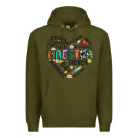 Army Green retro maestra word Premium Hoodie - JahusDesignShop