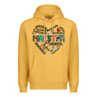 Mustard retro maestra word Premium Hoodie - JahusDesignShop