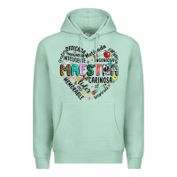 Seafoam retro maestra word Premium Hoodie - JahusDesignShop