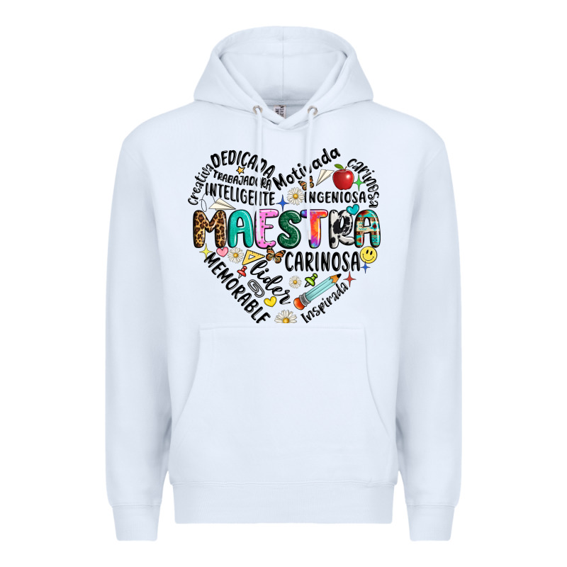 Retro Maestra Word Premium Hoodie by JahusDesignShop | Teevron