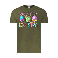 Vintage Olive just a little egg stra Vintage Tee - Artiststas