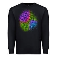 Black halloween leopard patch 2 Premium Sweatshirt - BundleAndBundleShop
