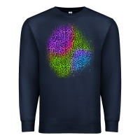 Navy halloween leopard patch 2 Premium Sweatshirt - BundleAndBundleShop