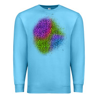 Ocean Blue halloween leopard patch 2 Premium Sweatshirt - BundleAndBundleShop