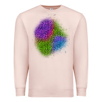 Pale Pink halloween leopard patch 2 Premium Sweatshirt - BundleAndBundleShop