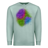 Seafoam halloween leopard patch 2 Premium Sweatshirt - BundleAndBundleShop
