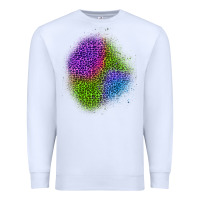 White halloween leopard patch 2 Premium Sweatshirt - BundleAndBundleShop