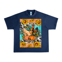 Navy fall coop animals Urban Heavy Tee - Artiststas