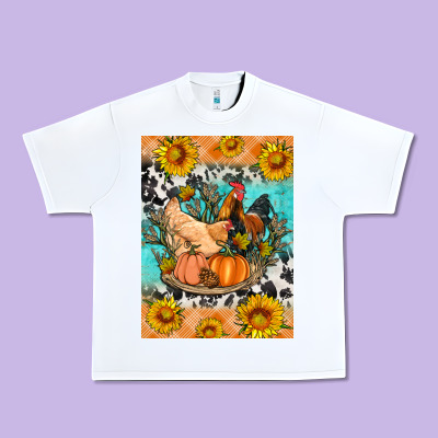 Fall Coop Animals Urban Heavy Tee Designed By Artiststas