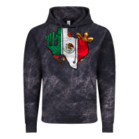 Cloud Black mexica texas Vintage Hoodie - CowhideDigitalArt