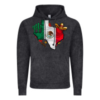 Vintage Black mexica texas Vintage Hoodie - CowhideDigitalArt