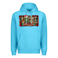 Ocean Blue Papa Claus Beard Papa Claus Christmas Premium Hoodie - Bettercallsaul