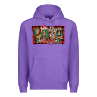 Purple Papa Claus Beard Papa Claus Christmas Premium Hoodie - Bettercallsaul